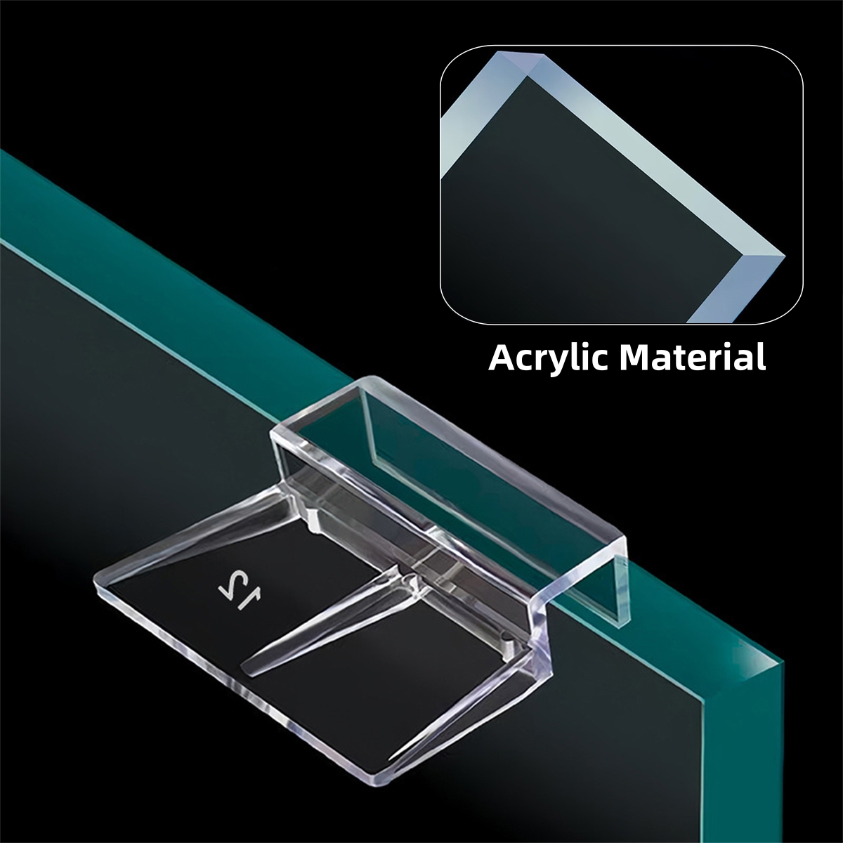 10Pcs Transparent Acrylic Fish - Aquarium Marine Filter incelemesi ve fiyatı