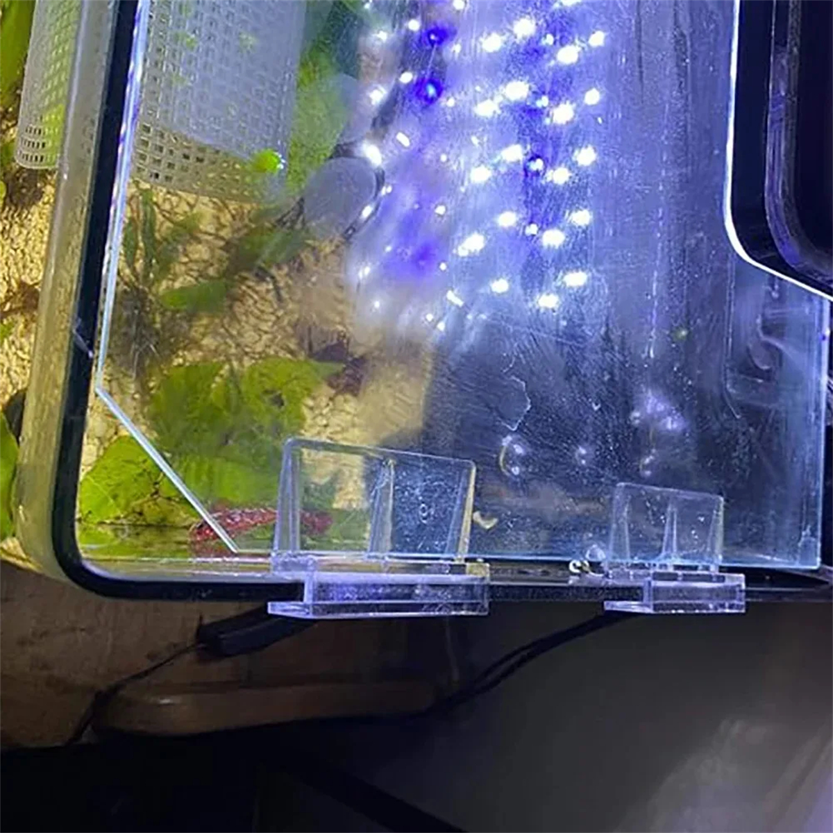 10Pcs Transparent Acrylic Fish - Aquarium Marine Filter incelemesi ve fiyatı