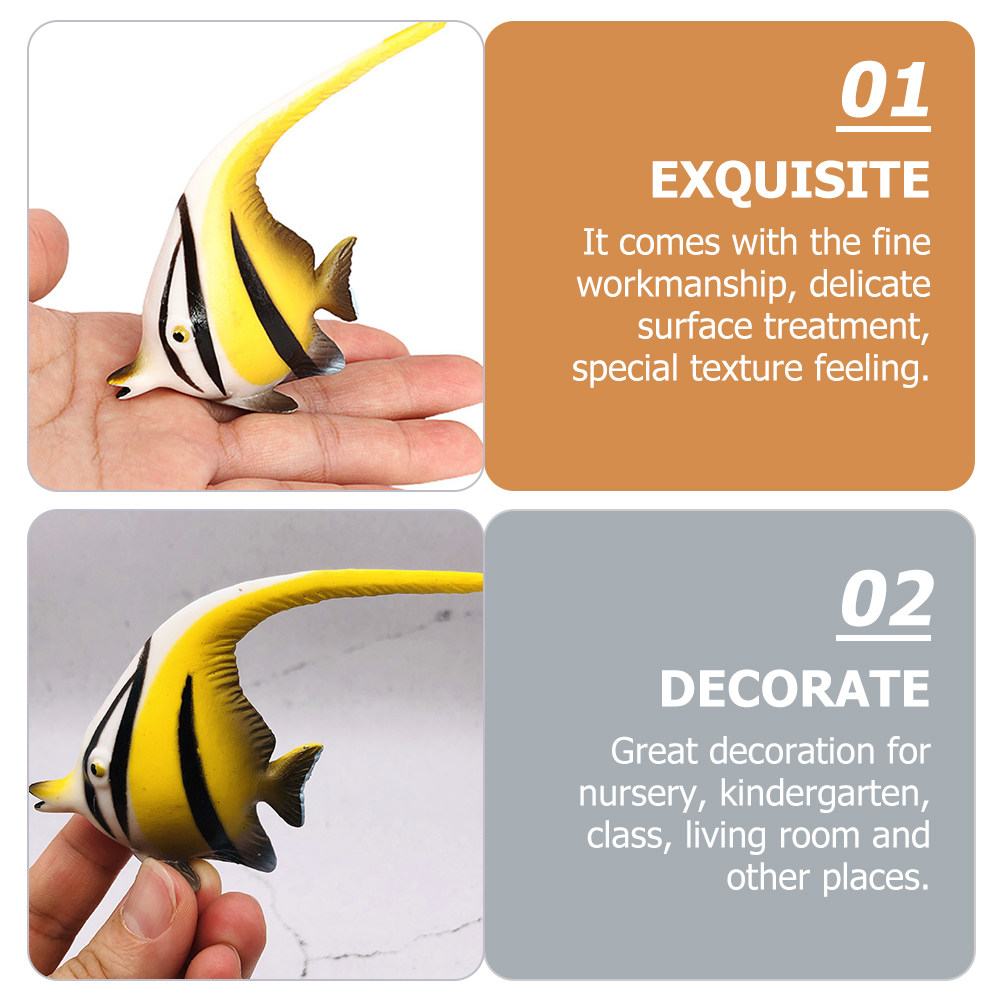 Lifelike Angelfish Plastic Aqu - Aquarium Marine incelemesi ve fiyatı