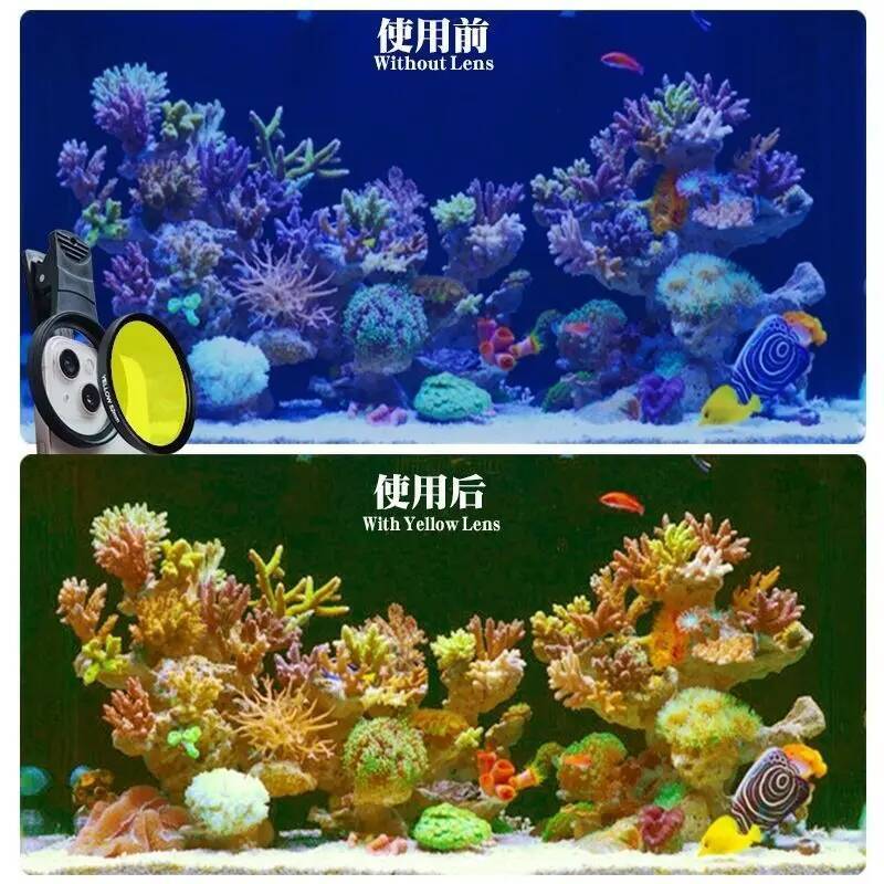 Aquarium Coral lenses 52mm Fis - Marine Aquarium Water incelemesi ve fiyatı