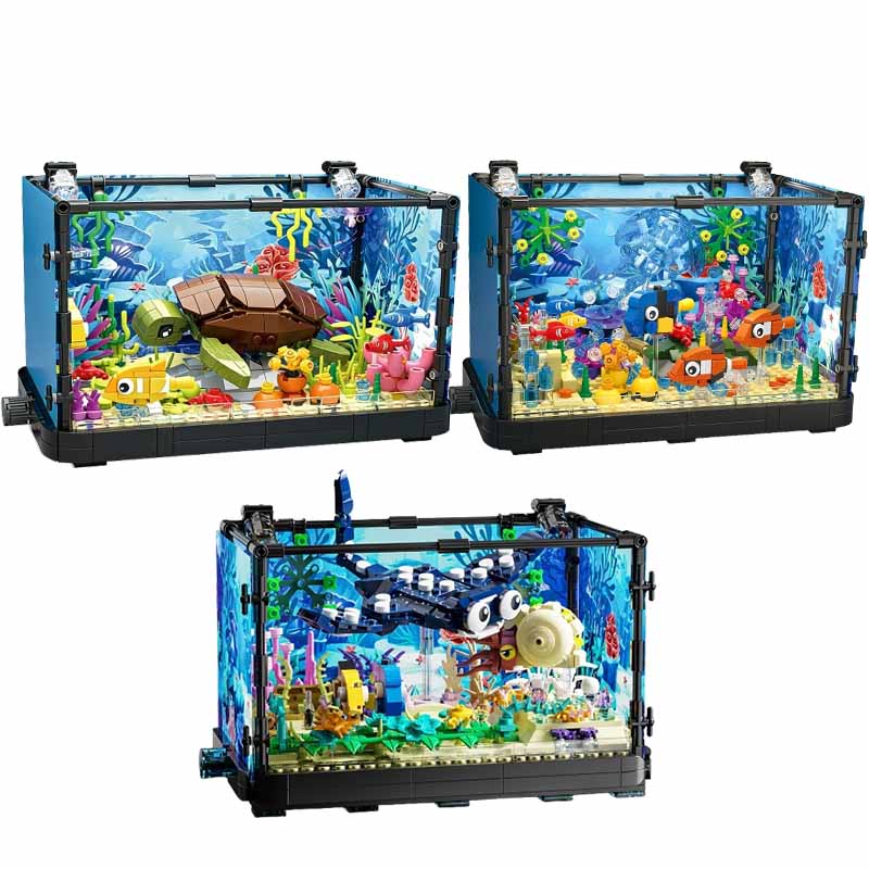 Fish Tank Building Block Set w - Aquarium Marine incelemesi ve fiyatı