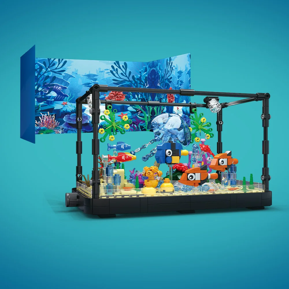 Fish Tank Building Block Set w - Aquarium Marine incelemesi ve fiyatı