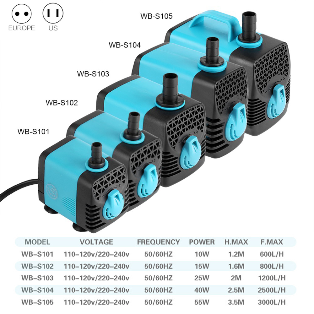 220V Ultra Quiet Submersible W - Aquarium Marine Filter incelemesi ve fiyatı