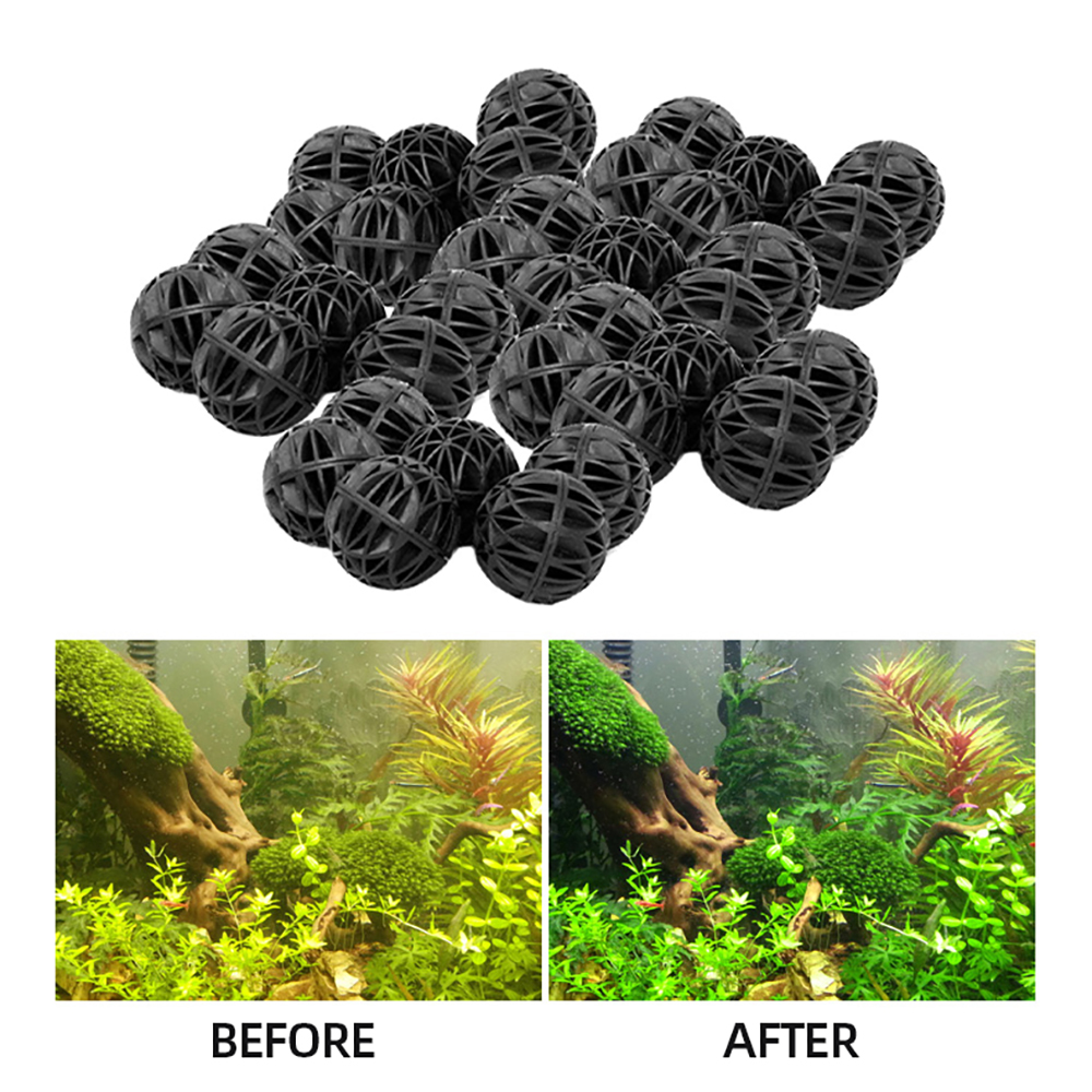 100pcs 18mm Biological Bio Bal - Aquarium Marine Filter incelemesi ve fiyatı