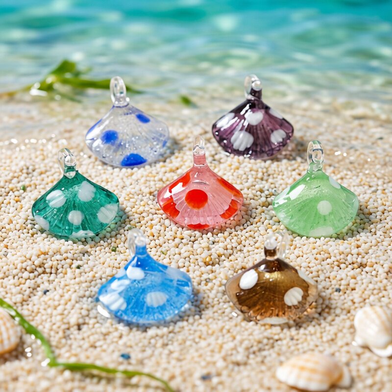 Colorful Mini Sea Shell Charm  - Aquarium Marine incelemesi ve fiyatı