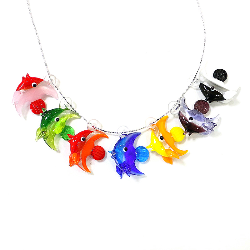 2pcs Mini Fish Glass Pendant C - Aquarium Marine incelemesi ve fiyatı